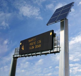 solar powered dynamic message signs