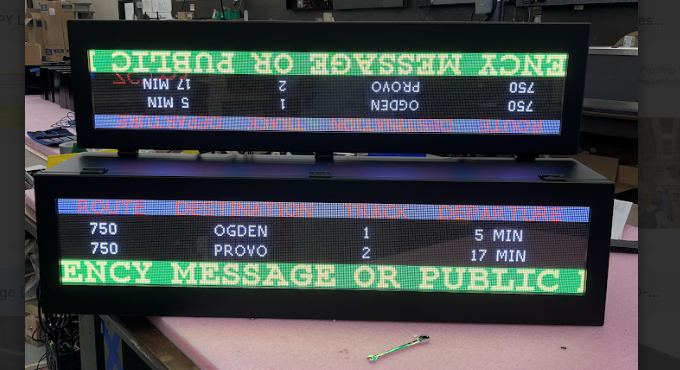 2.5mm LED sign